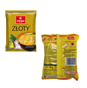 Fideos instantáneos de pollo dorado Vifon, 70G, estándar de exportación de la UE, calidad segura, harina de trigo, procesamiento frito, sin colorante de alimentos, Vietnam - Product Image 1