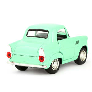 Voiture en métal à friction - Cyan - Product Image 5