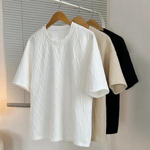 Ropa de calle estampada, camiseta en blanco, ropa de talla grande para hombre, camiseta de lavado ácido, camisetas con logotipo personalizado y sublimación para hombre - Product Image 1