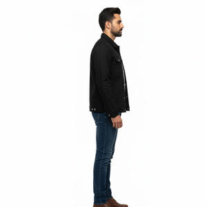 Chaqueta de Lona Forrada de Invierno para Hombre, Interior de Forro Polar Transpirable, Ropa de Trabajo para Exteriores, Logotipo Personalizado OEM, Estilo Urbano - Product Image 3