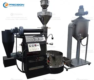 2024 Hot selling 30kg Stainless Steel Coffee Bean Roaster Commercial Roller Turkish Roaster for cafe roastery Coffee Shop