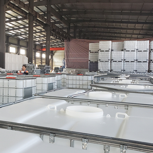 Réservoir d'eau IBC en PEHD 1000L avec finition FRP et pression de 2,2 MPa, facile à utiliser - Product Image 1