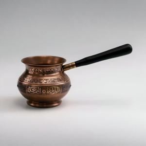 Calentador de Café Turco de Cobre Pulido, Interior de Acero Inoxidable, Mango de Madera Negro, Ecológico, 350 ml, Moderno, para el Hogar - Product Image 3