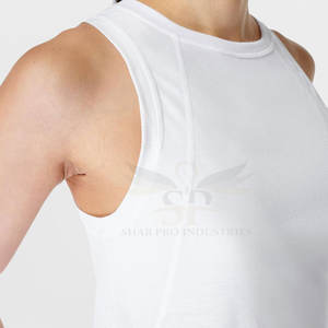 ¡Camisetas sin mangas de mujer de secado rápido a la moda tela de punto transpirable para uso al aire libre en Stock! - Product Image 5