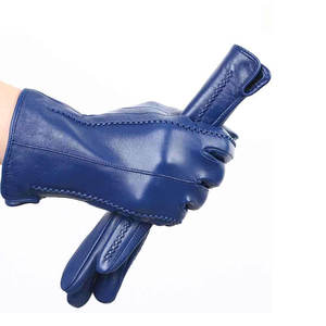 Guantes de Cuero de Moda para Mujer de Primera Calidad / Guantes de Cuero de Dedo Completo de Diseño Único y Estilo Nuevo - Product Image 3