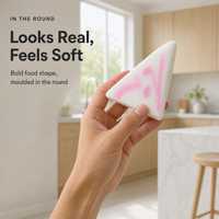 Jouet Squishy en forme de tranchette de pizza, coque croustillante, jouet anti-stress