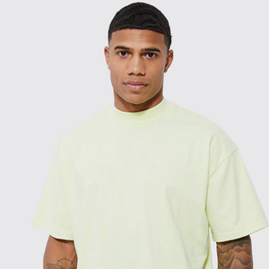 T-shirts de haute qualité et élégants à effet délavé et tie-dye pour hommes, t-shirts blanchis sur demande personnalisée, prix de gros, prix bas, OEM - Product Image 2