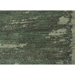 Tapis en laine noué à la main Urban Pause Kavi Green, couleur unie, puzzle abstrait rectangulaire pour couloir et chambre AKWS-325 - Product Image 3