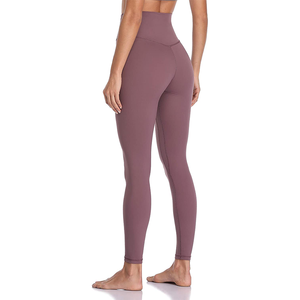 Pantalon de yoga taille haute avec poches pantalon d'entraînement de contrôle du ventre pour femme Leggings de yoga extensibles à 4 voies avec poches - Product Image 2