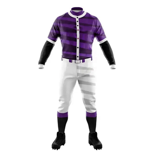 High Quality Custom Professional Baseball Uniforms Breathable Sportswear Sets Printed Wholesale Uniforms - Product Image 6