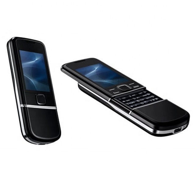 Free Shipping for NK 8800 Arte BLACK Factory Unlocked Luxury Slider Original Classic Cheap Mobile Cell Phone by Post