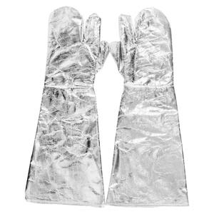 Gants de soudage à haute température de meilleure qualité Gants aluminisés résistants à la chaleur Gants de travail de sécurité pour soudeur - Product Image 6