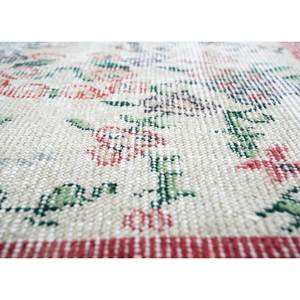 Alfombra Vintage de Lana 9x12, Roja y Naranja, Anudada a Mano con Diseños Florales y Abstractos para la Entrada del Hogar o la Habitación de Adolescentes - Pae-3308 - Product Image 3