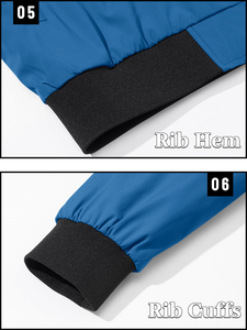 แจ็กเก็ตบอมเบอร์ขนสัตว์สำหรับผู้ชายแจ็คเก็ตฤดูหนาวสไตล์เรียบง่ายพร้อมปกตั้งกันลม - Product Image 6