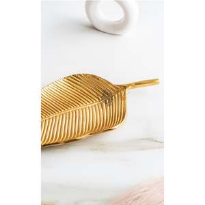 Plato de Latón Antiguo con Diseño de Hojas Bohemias de 51 cm, Acabado Mate con Patrón Vegetal - Product Image 5