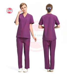 Uniformes de Hospital para mujer, uniformes de poliéster y algodón para enfermeras, con logotipo personalizado - Product Image 1