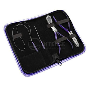 Kit de Herramientas para Extensiones de Cabello de Acero Inoxidable de Color Personalizado, Más Vendido, Ligero, Reutilizable, Calidad Grado A+ - Product Image 2