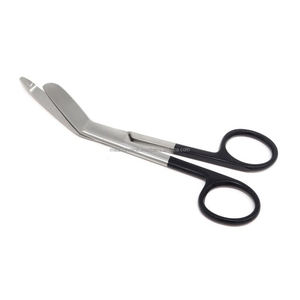 Tijeras para Vendajes Lister Alemanas de Alta Calidad, 5.5 Pulgadas, Acero Inoxidable, Mango Negro, Tijeras Quirúrgicas Manuales Duraderas para Enfermeras, OEM ODM - Product Image 2