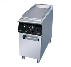 Best Quality ERQP900S Commercial Gas Electric <b>Griddle</b> 304 Stainless Steel BBQ Counter <b>Flat</b> Grooved <b>Top</b> Cabinet Outdoor Kitchen - Product Image 1