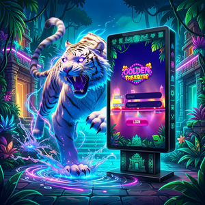 ระบบจับรางวัลเครื่องเกมตกปลาอาร์เคดซอฟต์แวร์เกมยอดนิยมโกลเด้นเทรเชอร์ - Product Image 1