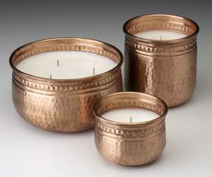 Bougeoir en métal doré de luxe avec couvercle Logo personnalisé pour bougies d'aromathérapie Boîtes vides en gros en vrac - Product Image 1