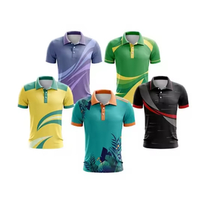 Camiseta Polo de golf sublimada impresa logotipo personalizado OEM Polo para hombre impresión por sublimación para hombre - Product Image 2