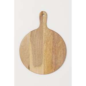 Tabla de cortar de madera lisa y grande, que también se puede utilizar como superficie para amasar masa o pastelería rodante. - Product Image 2