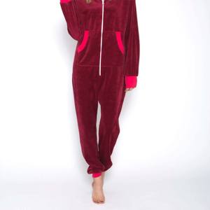 <b>Women</b> Comfortable Fleece <b>Onesie</b> - Stylish and Warm - Ideal <b>for</b> Lounging and Bedtime Comfort - Product Image 2