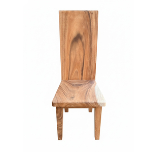 High Quality Modern Solid Suar <b>Wood</b> Block <b>Dining</b> <b>Chair</b> with Tall Back Design | Eco-Friendly Heavy Duty for Home & Commercial Use - Product Image 4