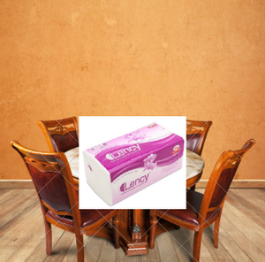 Lency White Facile Tissue 3ply - 180 Feuilles Fabrication de Papier de Soie pour le Visage Fabriqué au Vietnam - Product Image 5