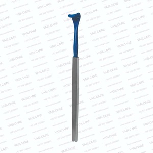 Desmarre Retractor Medio 16mm de ancho, Longitud total 140mm Instrumentos quirúrgicos oftálmicos de acero inoxidable de Vaslcare - Product Image 2