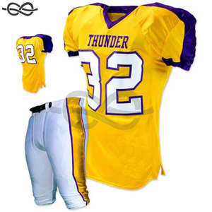 Color personalizado uniforme de fútbol americano de buena calidad uniforme de fútbol americano de Calidad única al por mayor de fútbol personalizado - Product Image 6