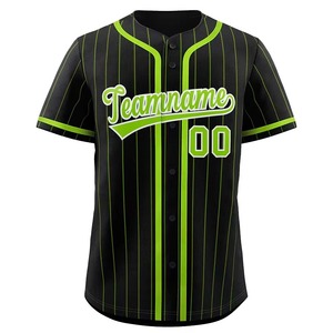 Maillot de baseball personnalisé OEM à manches courtes avec motif vierge pour la conception de maillots - Product Image 2