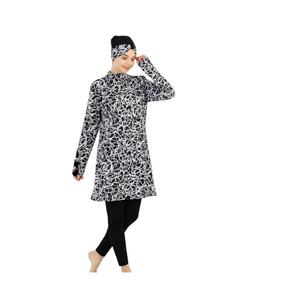 Nuevo traje de baño modesto para mujeres musulmanas Cómodo Hijab de manga larga y Burka con cobertura completa Estilo islámico deportivo - Product Image 4