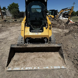 Caterpillar 259D3 Skid Steer ROPS Cabina Enclosure A/C Controles manuales EH Controles Joystick Aux Hydraulics - Product Image 2