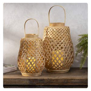 LLANTAS DE BAMBÚ CON LUCES LED-DECORACIÓN DEL HOGAR ECOLÓGICO-VENTAS CALIENTES 2025 - Product Image 5