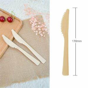 Ensemble de couverts en bois de bambou jetables biodégradables écologiques Couverts minimalistes compostables pour camping hôtels restaurants - Product Image 1