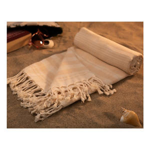 Venta al por mayor India 100% algodón rayas Fouta Toalla de secado rápido ecológico lujo suave calidad turco toalla logotipo personalizado tamaño - Product Image 1