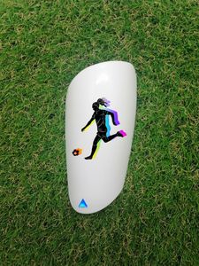 Espinilleras de Fútbol Femeninas Armadura de Alto Nivel Tipo 11, Material de Alta Calidad, Diseño Personalizado Colorido, Equipo de Protección - Product Image 3