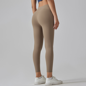 Los mejores pantalones de Yoga de lujo de alto rendimiento para mujer, mallas de cintura elástica con patrón sólido, Material duradero y suave, llegada - Product Image 5