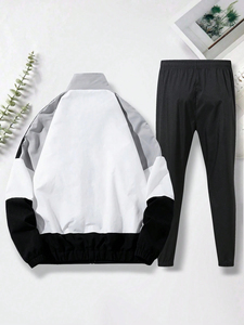 Fabricante de Ropa, Chaqueta y Pantalones de Terciopelo Reflectante 3M de Alta Calidad para Invierno, Conjuntos Deportivos de Dos Piezas para Hombre - Product Image 2