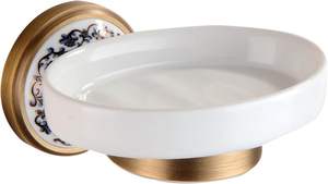 Accessoire de salle de bain avec porte-savon en laiton et support de douche artisanal naturel avec base en métal Accessoire de savon de type boîte - Product Image 5