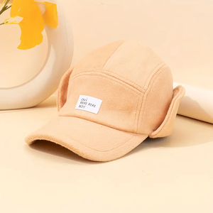 หมวกเด็กหมวกติดตั้งยี่ห้อที่มีโลโก้ที่กําหนดเองจากเวียดนามหมวกเด็กเปล่า Corduroy หมวกสไตล์หรูหราติดตั้ง - Product Image 5