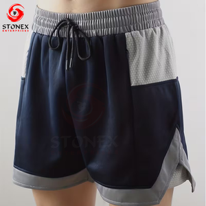 Pantalones Cortos Deportivos Personalizados para Hombre, Talla Grande, de Secado Rápido, Transpirables, Ligeros, Elásticos, con Cierre de Cordón, de Spandex/Poliéster - Product Image 4