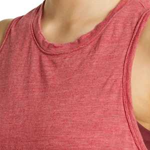 Camiseta sin Mangas con Cuello Alto Elegante para Mujer, para Entrenamientos, Estilo Casual, Cómoda, Moderna, Tejida, Transpirable, para Verano - Product Image 4