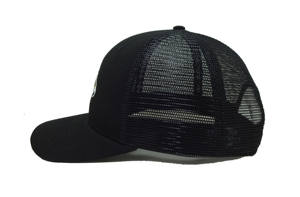 Gorra Trucker de Malla de 6 Paneles al por Mayor con Logotipo Lateral Impreso, Cinta Adhesiva, Hebilla de Plástico Ajustable, Gorra de Sol con Parche Bordado, Gorra Hip Hop - Product Image 3
