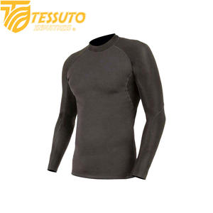 OEM Rash Guard MMA pour hommes de haute qualité, séchage rapide, spandex/polyester, sérigraphie, logo personnalisé, vente en gros - Product Image 3