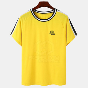 เสื้อยืดผู้ชายขายดี แห้งเร็ว ระบายอากาศดี สวมใส่สบาย ผ้าฝ้าย 100% แขนสั้น ทรงปกติ - Product Image 1