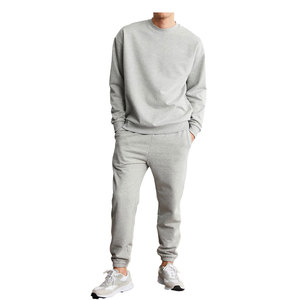 Conjunto Deportivo de 2 Piezas para Hombre, Invierno, Sudadera con Capucha y Pantalones Deportivos, 100% Algodón, Transpirable, Informal - Product Image 4