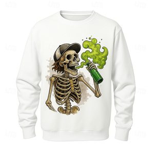 Sweat-shirt décontracté pour homme en jersey de coton biologique durable, anti-plis, avec motif brodé, grande taille, vente chaude 2026 - Product Image 6